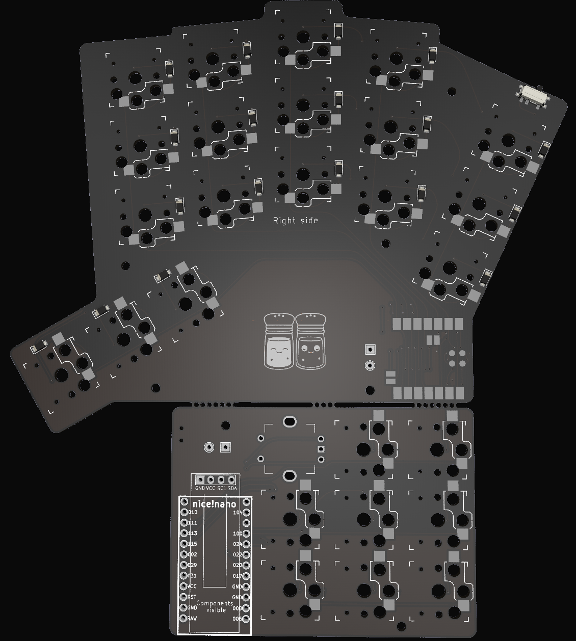 Pipar & Sool PCB render